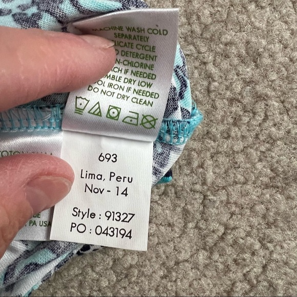 Lilly Pulitzer Juliet Hippy Hippy Shake Dress Shorely Blue - Picture 6 of 7